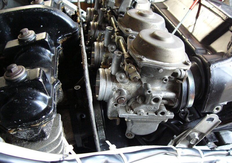 FJ1200キャブレター取付