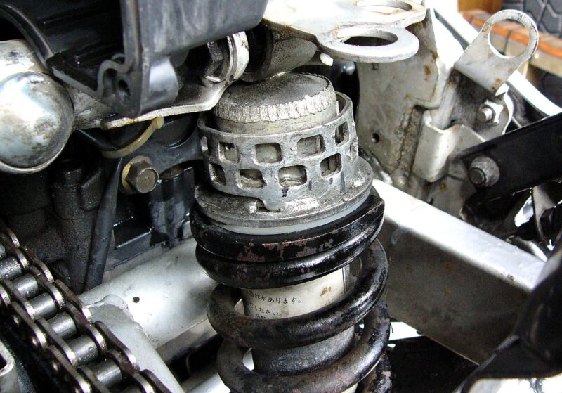 FJ1200リヤショック調整